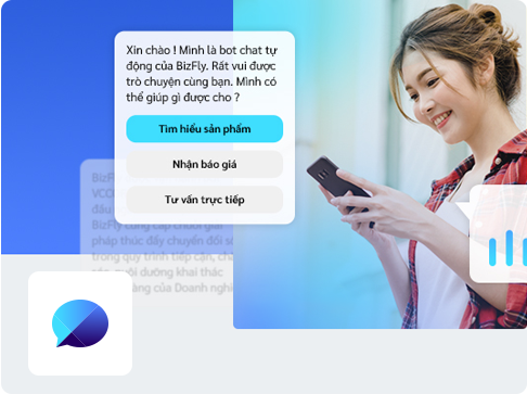 “Nhân sự ảo” Chatbot tự động trò chuyện, giảm khối lượng công việc cho sale