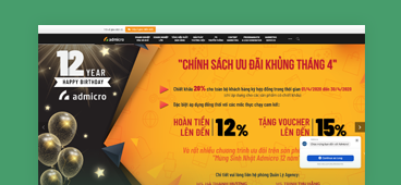 Admicro - Đơn vị khai thác quảng cáo hàng đầu Việt Nam